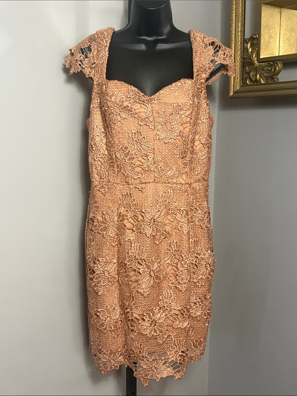 Nikibiki Size Large Cap Sleeve Sheath Dress